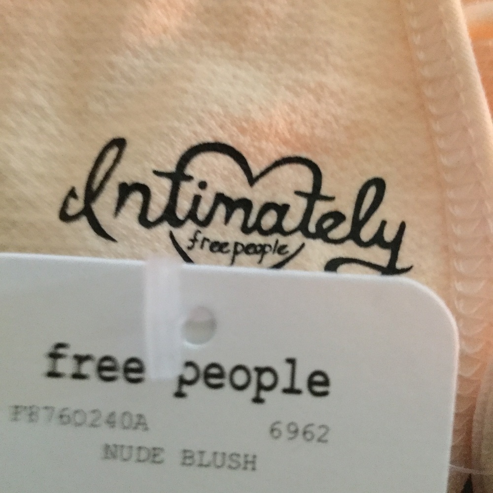 FREE PEOPLE Strappy Back Bra in Nude Blush NEW - Picture 6 of 6
